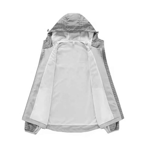 Custom Print Sublimation Lightweight Packable Windbreaker Gym Apparel Supplier Hooded Track Jacket Windproof Running Tracksuit - Product Image 3