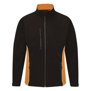 Chaqueta Cortavientos de Tejido Softshell para Hombre, Impermeable, con Cierre, Logotipo Personalizado, Chaqueta con Capucha para Exteriores - Product Image 1