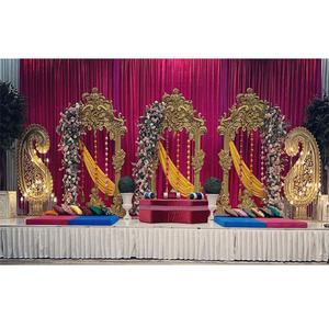 Grand Henné Fête Événement Scène Décoration Unique Mehndi Scène Décoration Props Royal Maharani Mariage Mehndi Scène - Product Image 1