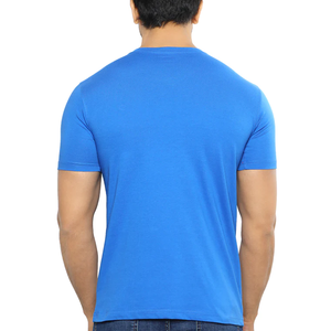 T-shirt de fitness pour hommes T-shirt de musculation de couleur unie T-shirt col en V uni imprimé personnalisé - Product Image 2