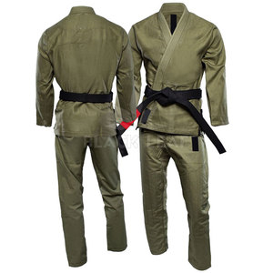 Servicio OEM, Kimono de Jiu Jitsu BJJ GI 100% Algodón, Uniforme Ligero de Color Sólido y Transpirable - Product Image 4