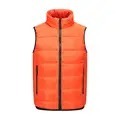Gilet de haute qualité pour homme, veste d'hiver à col montant, grande taille, logo personnalisable imprimé, gilet chaud sans manches pour bricolage - Product Image 4