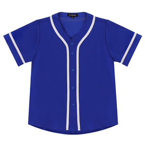 Uniforme de baseball en vedette Fitness Training Uniforme de baseball de couleur claire à col en V pour hommes Uniforme de baseball pour hommes - Product Image 6