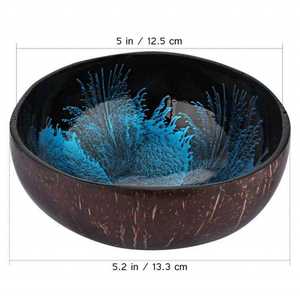 Cuencos de Ratán Natural Pulido con Acabado de Laca de Color para Fiestas, Decoración de Comedor Sostenible - Product Image 6