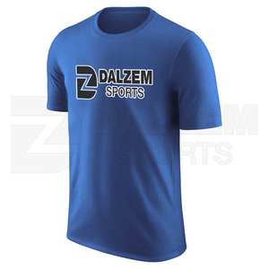 Venta al por mayor personalizado más tamaño de los hombres casuales deportivos de gran tamaño camisetas 100% algodón ropa deportiva estilo formal camiseta - Product Image 1
