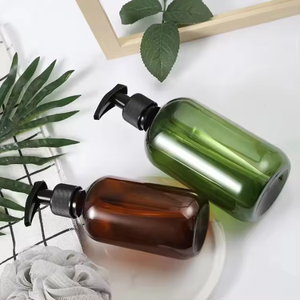 Pavico Vietnam 500ml bouteille cylindrique en plastique PET 20mm -13g pompe à épaule échantillon gratuit shampooing gel douche lotion pour le corps ISO 9001 - Product Image 1