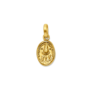 Medalla de Oro Colgante Caridad del Cobre Virgen - Product Image 1