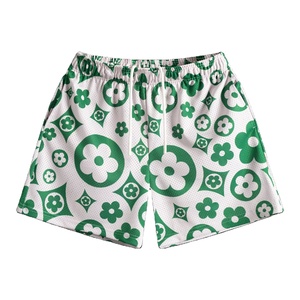 Pantalones cortos de malla sublimados con estampado completo para hombre, pantalones cortos de malla de baloncesto de alta calidad de talla grande personalizados con bolsillos laterales - Product Image 4