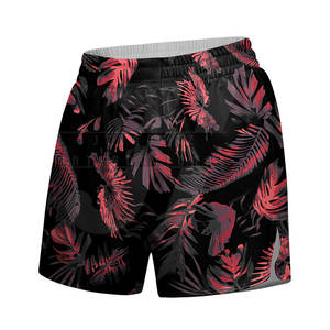 Venta directa de fábrica Pantalones cortos de algodón de verano para hombre High Street Cintura elástica Logo vintage Decoración para gimnasio Sublimación al aire libre - Product Image 2