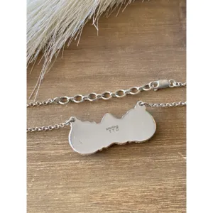 สร้อยคอเงินแท้ประดับมูนสตาร์สีม่วงโมฮาเวทำมือจากเซาท์เวสต์ - Product Image 5