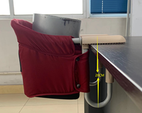 Chaise haute pliable pour bébé et enfant en bas âge, certifiée EN, légère, écologique, empilable et portable