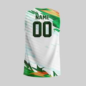 Sublimación personalizada impresa precio barato 7v7 camiseta de fútbol para unisex personalizado completo 7V7 camiseta de fútbol en color sólido - Product Image 3