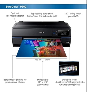 เครื่องพิมพ์อิงค์เจ็ท Epson SureColor P800 คุณภาพดีที่สุด ขนาด 17 นิ้ว สำหรับงานพิมพ์ขนาดใหญ่ - Product Image 3