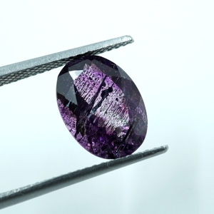 Pierre précieuse à facettes naturelle Cacoxenite ovale pour la fabrication de bijoux - Product Image 3