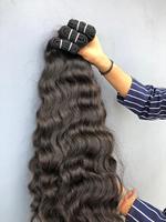 100% mentah tidak diproses Indian candi keriting kutikula mesin selaras Double Weft tunggal Donor terbaik penjualan laris ekstensi rambut manusia
