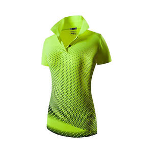 Polos de mujer con poliéster de rendimiento de secado rápido en diseño de ajuste a medida para atletas femeninas durante sesiones de entrenamiento - Product Image 5