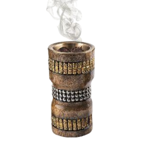 Porte-encens Bukhoor en bois minimaliste moderne avec design perforé d'arôme authentique pour la saison de printemps - Product Image 3