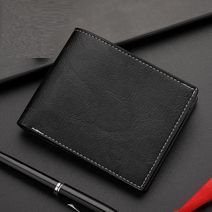 กระเป๋าสตางค์หนังสองพับสำหรับผู้ชายดีไซน์ตามสั่งมีช่องใส่เหรียญใส่บัตรหลายช่องกระเป๋าสตางค์แบบวินเทจสุดหรู - Product Image 4