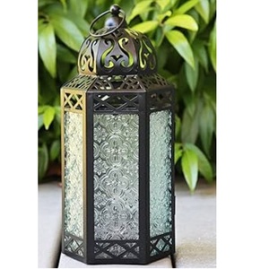 Lanterne porte-bougie décorative de style classique très tendance pour la décoration de mariage et de fête, lanternes en métal élégantes pour bougies - Product Image 6