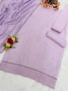 Collection de vêtements fantaisie d'été de qualité supérieure pour Salwar Kameez pakistanaise avec Dupatta et vêtements inférieurs assortis - Product Image 5