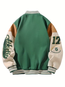 Veste universitaire vintage pour homme, veste de baseball, prix de gros, vente chaude, streetwear avec broderie unique, veste streetstyle - Product Image 2