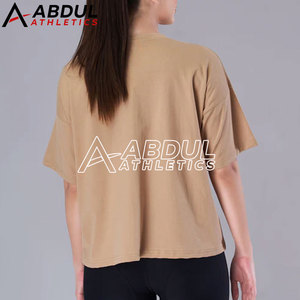 เสื้อยืดโอเวอร์ไซส์ผู้หญิง เสื้อผ้าฝ้ายลำลอง ทรงหลวม สตรีทแวร์ฤดูร้อน สวมใส่สบายในชีวิตประจำวัน - Product Image 6