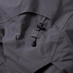 Vestes de pêche imperméables avec logo personnalisé Vestes de pêche pour hommes, teintes en plaine, coupe ajustée, vêtements d'extérieur - Product Image 2