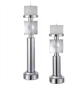 เชิงเทียนรูปตัวทีสำหรับตกแต่งบ้านแบบแท่งเทียนสำหรับเทศกาลคริสต์มาสเสาเชิงเทียนอีสเตอร์ตกแต่งพื้นผิวสำหรับตกแต่งวันหยุด - Product Image 1