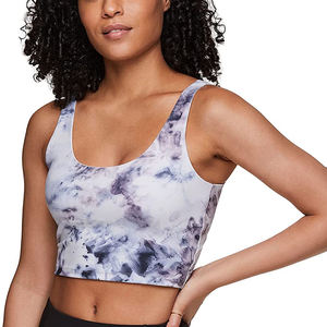 Vente en gros de soutien-gorge de sport pour femmes fitness sans couture Gym Yoga Wear High Impact Rembourré Compression Strappy Logo personnalisé OEM Bra Design - Product Image 1