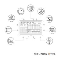 Sistema de grabadora de voz USB 4CH con software de gestión gratuito Windows Base