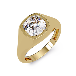 Anillo Solitario Moderno con Diamante Cultivado en Laboratorio de Corte Cojín de 2.00ct, Certificado IGI, Oro de 14K, para Aniversario, Joyería al por Mayor Unisex - Product Image 2