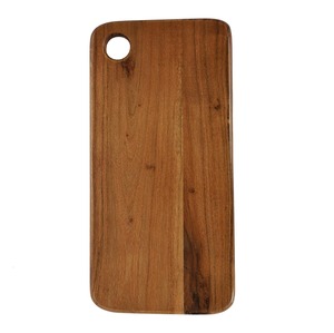 Planche à découper en bois élégante à finition naturelle avec une surface plate et solide pour la préparation des aliments, la découpe des fruits et une utilisation polyvalente - Product Image 1