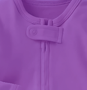 Pelele orgánico para bebé en estilo Footie frontal con cremallera ecológica suministro a granel ropa infantil cómoda para niños pequeños - Product Image 3