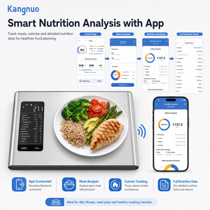 <span class=keywords><strong>Balance</strong></span> <span class=keywords><strong>de</strong></span> <span class=keywords><strong>cuisine</strong></span> numérique intelligente avec calculateur nutritionnel, application <span class=keywords><strong>de</strong></span> calcul du poids <span class=keywords><strong>et</strong></span> des calories, pour l'analyse des informations sur les aliments <span class=keywords><strong>et</strong></span> les nutriments. - Product Image 5