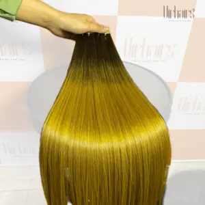 Kemasan kustom perawatan kecantikan dan pribadi pemanjangan rambut Jalin pabrikan Vietnam rambut palsu obral rambut perawan
