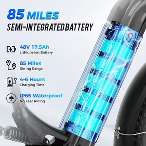 M1 Pro & M2 Pro Electric Bike Combo, 1800W Peak Motor Fat pneumatico E bici per adulti, mountain Bike elettrica da 36mph - Product Image 3