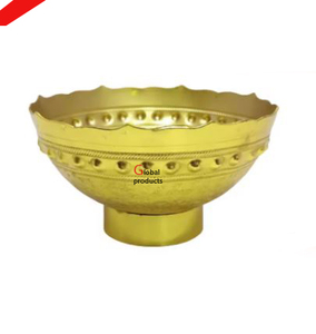 shiny look <b>silver</b> finished metal stainless steel salad and food serving bowl for hotel restaurant and bar - Product Image 3