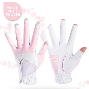 1Pair <b>Women</b> <b>Golf</b> Gloves Fingerless Soft Sport Ladies Granules Anti-Skid Glove Left and Right Hand <b>Golf</b> Gloves - Product Image 3
