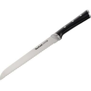 Tefal Ice Force 20cm <b>Bread</b> <b>Knife</b> Stainless Steel Blade Black ABS Plastic Handle - Product Image 1