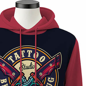 เสื้อฮู้ดดี้ผู้ชายเนื้อผ้านุ่มสบาย เหมาะสำหรับสไตล์ลำลองในเมือง น้ำหนักเบา ระบายอากาศได้ดี - Product Image 3