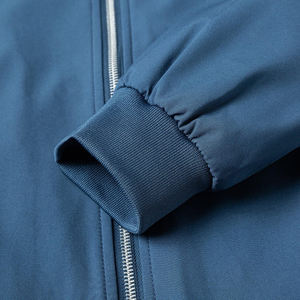 100% chaqueta Bomber de tela de poliéster a prueba de viento cálida para invierno manga larga cómoda chaqueta Bomber para hombres - Product Image 4