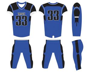 Uniforme de football américain personnalisé en polyester 100%, manches courtes, impression de haute qualité, prix raisonnable - Product Image 4