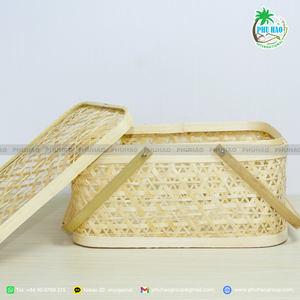 VENTA CALIENTE Exportación de cestas de regalo de té o café de Vietnam: Una sorpresa de bambú acogedora y conmovedora - Product Image 5