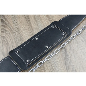 เข็มขัดหนังสำหรับฝึกยกน้ำหนักสำหรับฟิตเนสยกน้ำหนักแบบมืออาชีพ - Product Image 6