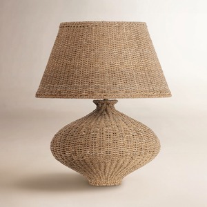 Lámpara de hierba marina tejida a mano, lámparas de hierba marina de excelente calidad para centros de mesa decorativos. - Product Image 1
