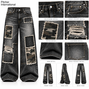 Custom <b>mens</b> blue jeans Wholesale <b>mens</b> blue jeans Custom jeans Indigo Cotton <b>Denim</b> Low MOQ Collection - Product Image 6