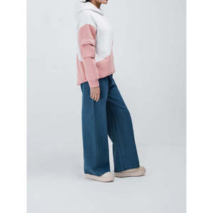 Pantalon en jean extensible taille mi-haute SCORPIUS au design simple, coupe large décontractée pour l'automne – WC325 Taille 2XL Respirant et lavable - Product Image 3