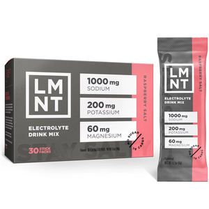 LMNT Électrolytes sans sucre - Sel de framboise |   Mélange pour Boisson |   30 unités - Product Image 1