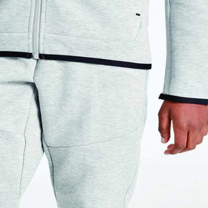 Custom Logo Boys Hooded Fleece Terry 100% Cotton Sweatsuit Wholesale Street Wear 2-Piece Set Adult 1/4 <b>Zip</b> <b>Sweatshirt</b> Jogger - Product Image 6