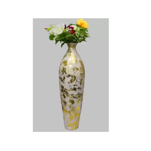 Jarrón de flores Vintage de gran calidad, jarrones de suelo de Metal modernos, maceta de vajilla para decoraciones para fiesta de boda, suministros directos - Product Image 2